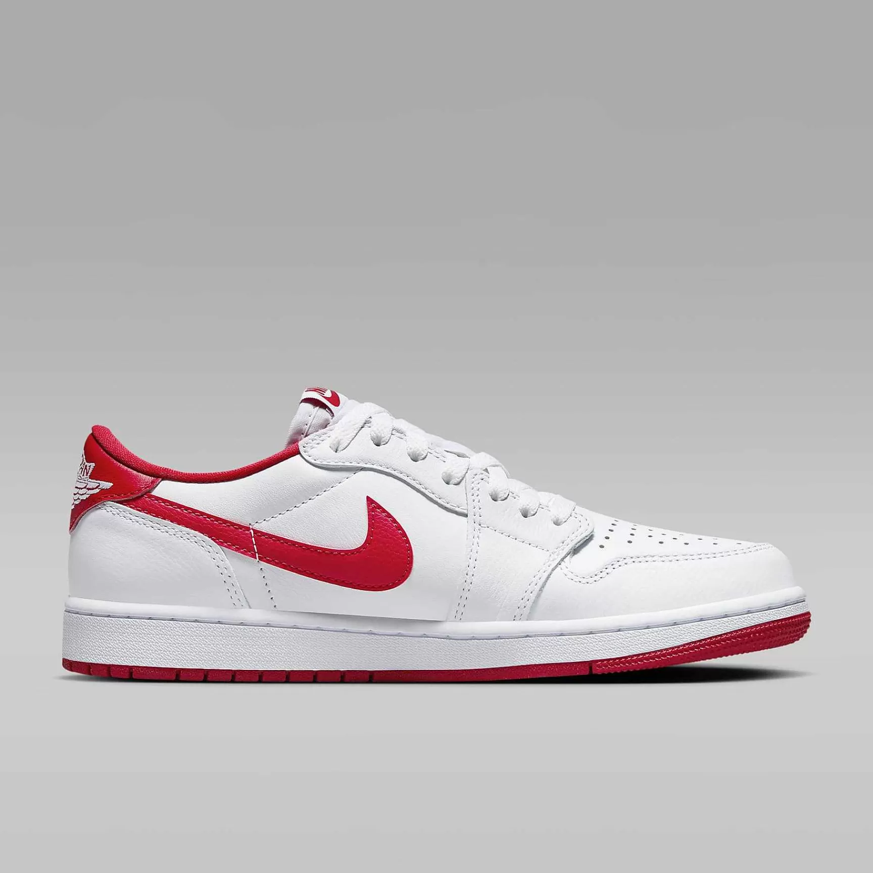 Kobiety Nike Styl Zycia | Air Jordan 1 Low Og „Bialy/Czerwony"