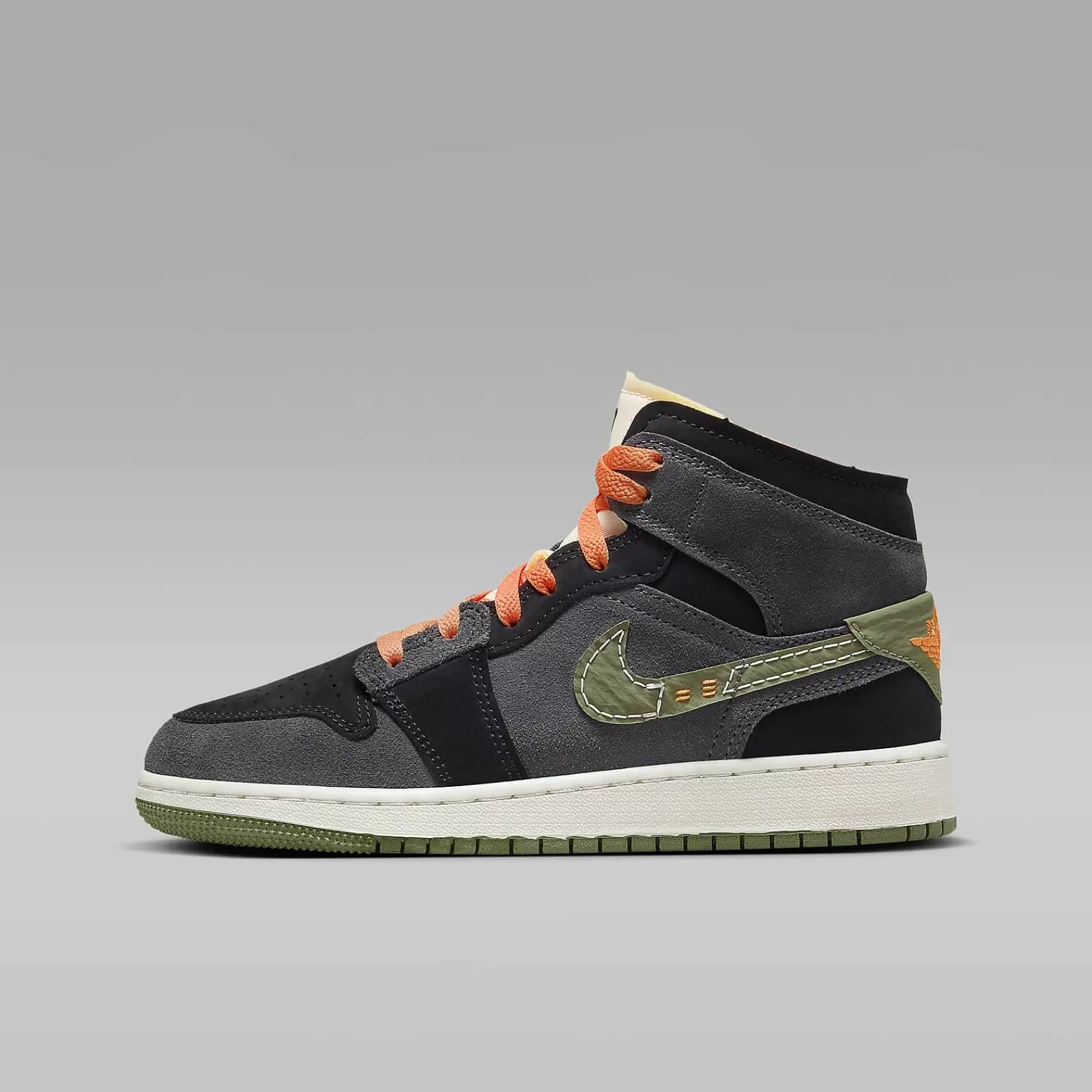 Dzieci Nike Styl Zycia | Air Jordan 1 Mid Se Craft