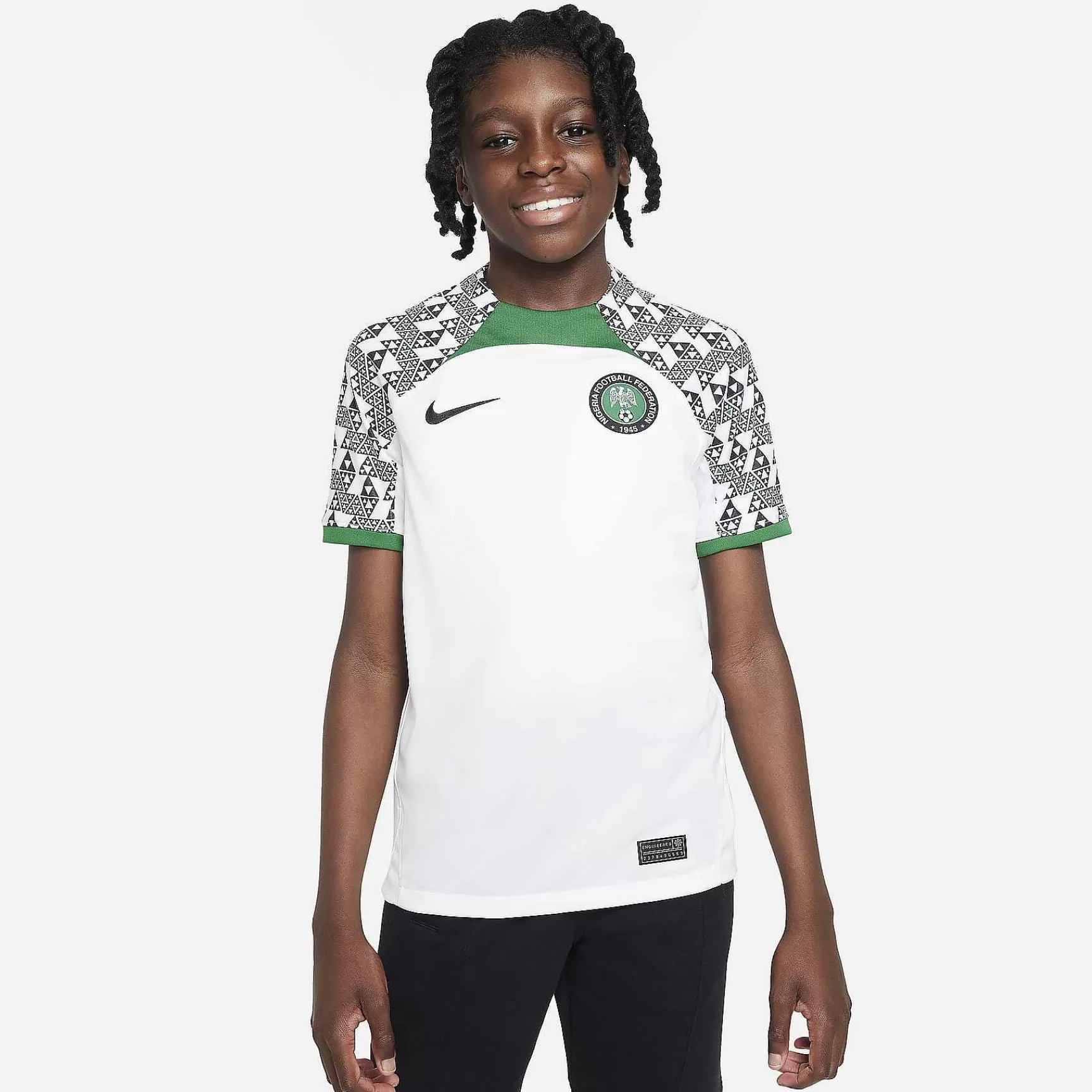 Dzieci Nike Topy I T-Shirty | Nigeria 2022/23 Stadion Na Wyjezdzie