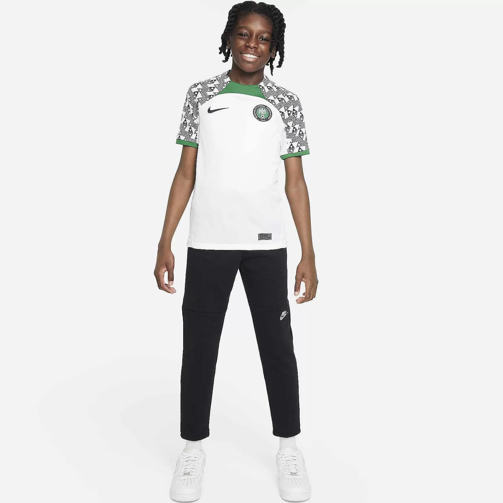 Dzieci Nike Topy I T-Shirty | Nigeria 2022/23 Stadion Na Wyjezdzie