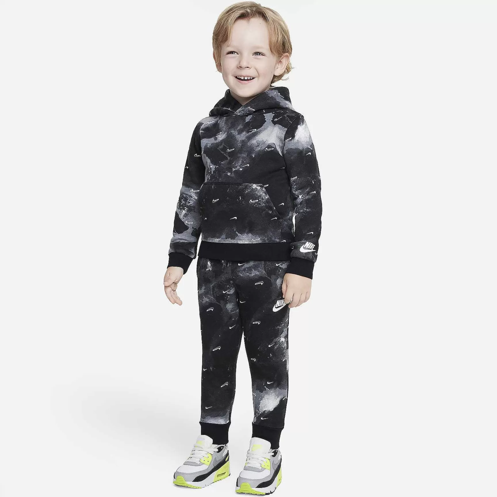 Dzieci Nike Bluzy I Bluzy | Polarowa Bluza Z Kapturem Sportswear Club Marble