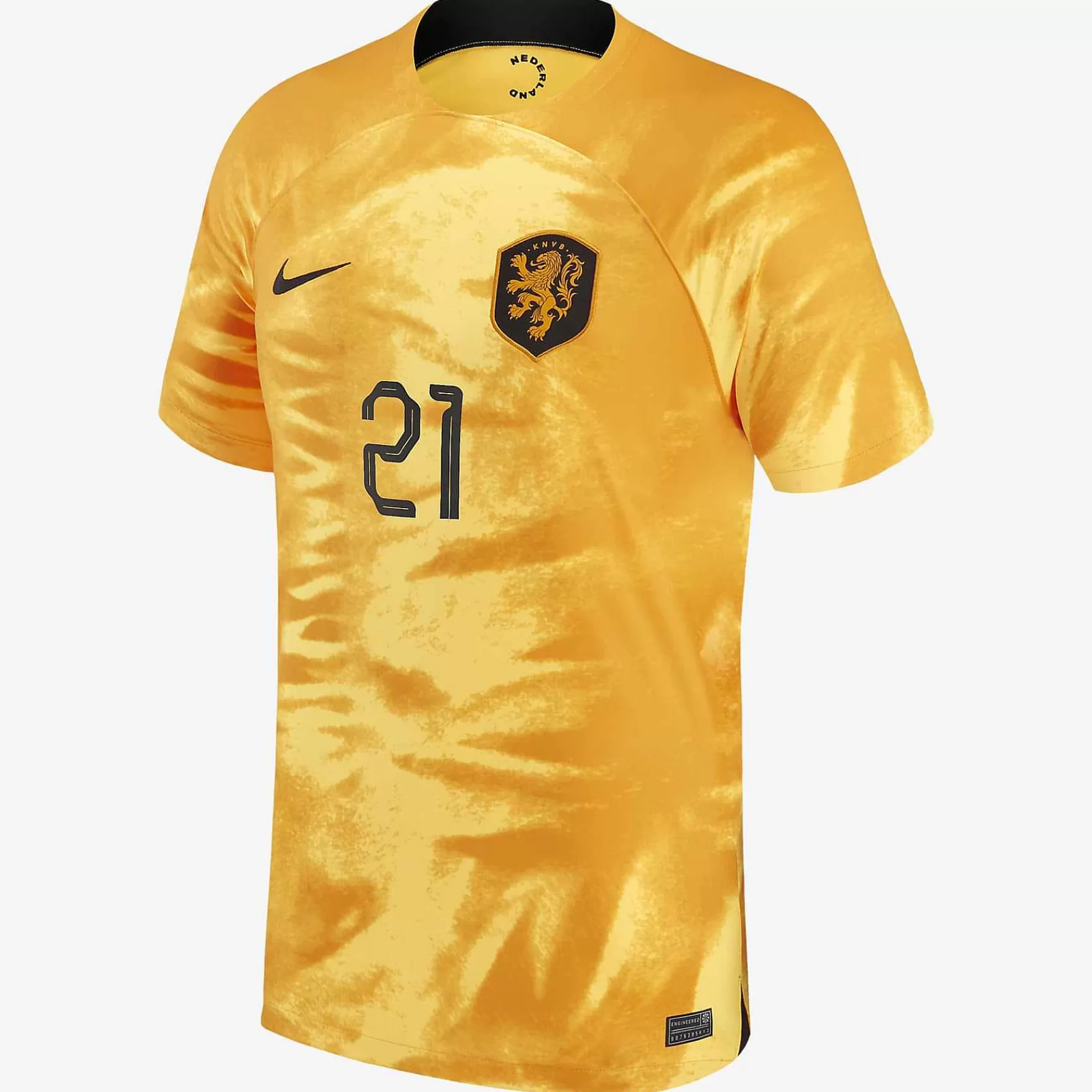 Mezczyzni Nike Topy I T-Shirty | Reprezentacja Holandii Stadion 2022/23 W Domu (Frenkie De Jong)