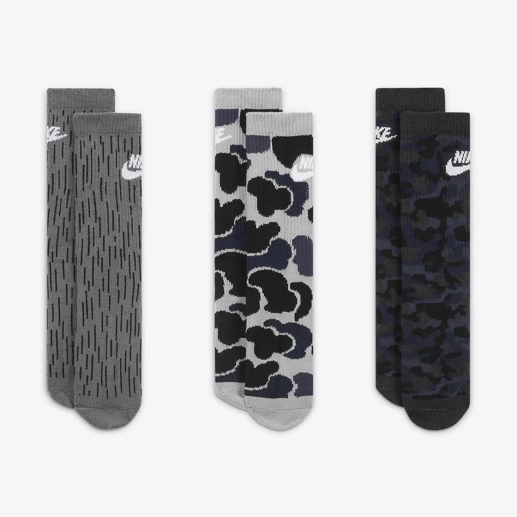 Akcesoria Nike | Skarpety Camo Dri-Fit Crew (3 Pary)