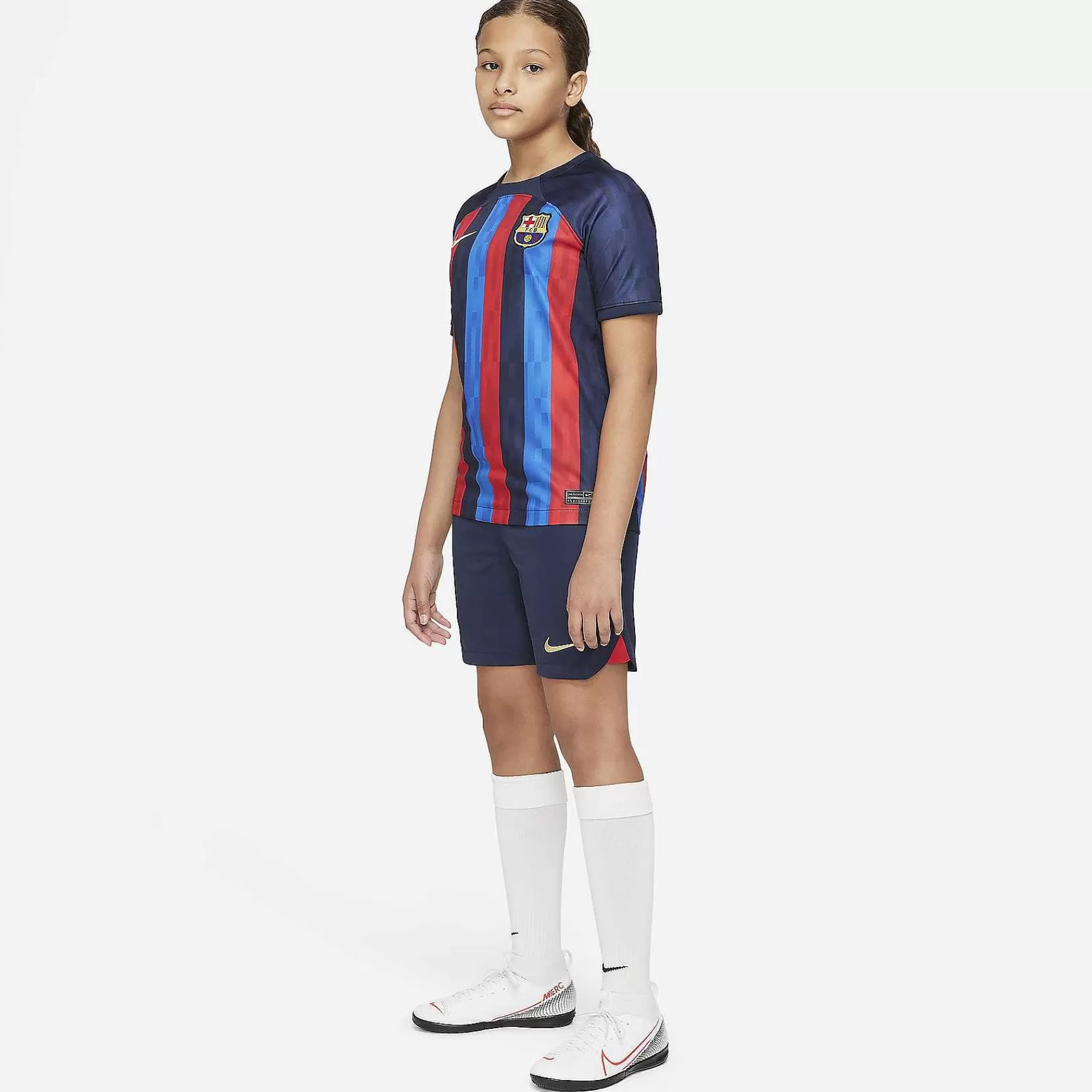 Dzieci Nike Spodenki | Stadion Fc Barcelona 2022/23 Dom