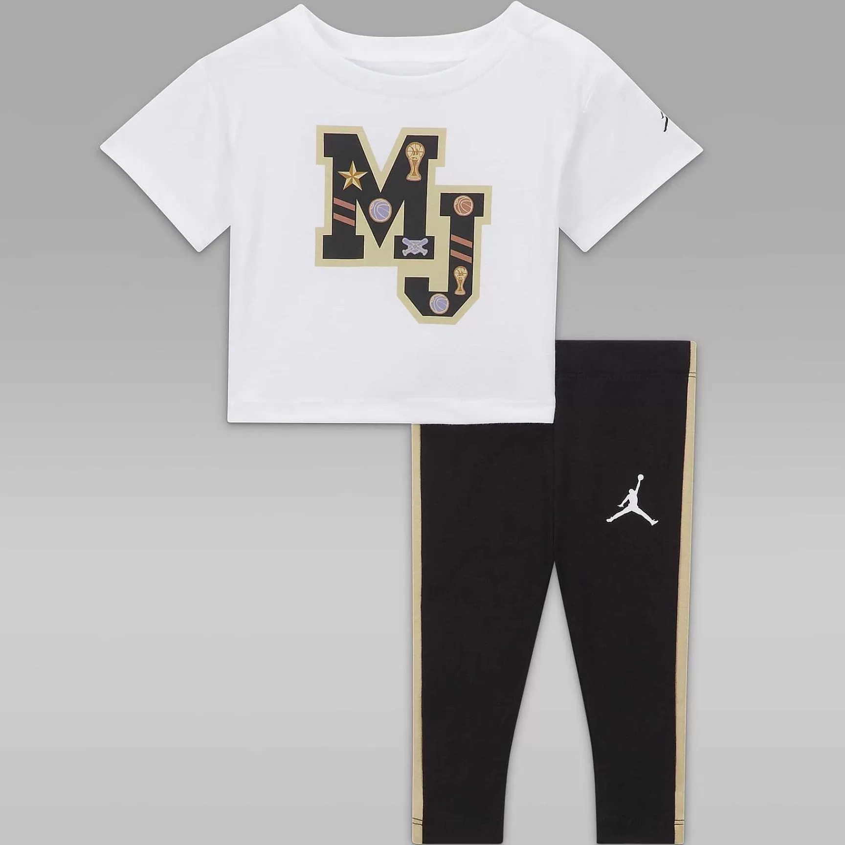 Dzieci Nike Pasujace Zestawy | Zestaw Legginsow Jordan Mini Me Flight